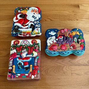 Alice Marcel Colorful 3D Gift Containers/Cookie Boxes (bundle of 3 boxes)
